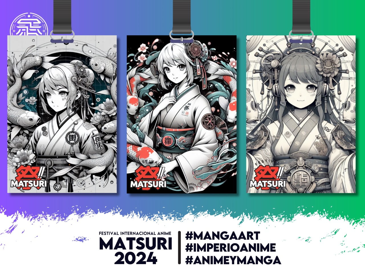Gafete Oficial Matsuri 2024 Imperio Anime