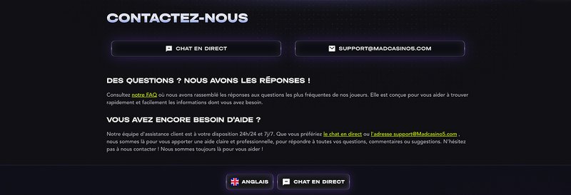 Découvrez les Meilleures Offres et Promotions du Madcasino en France - aperçu