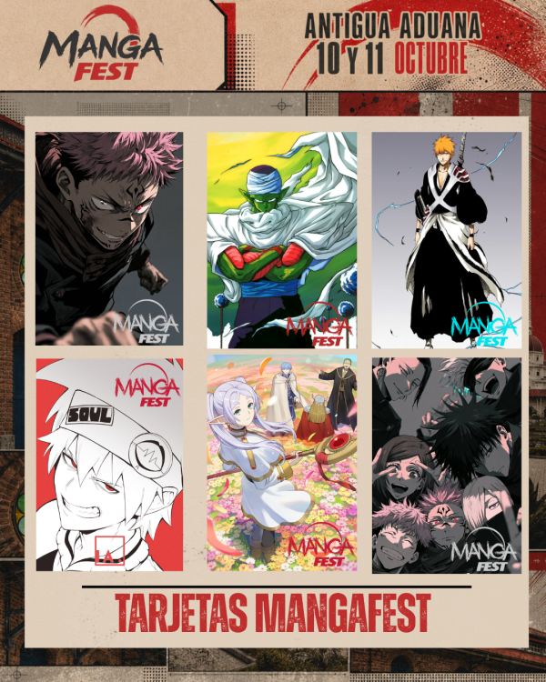 Tarjeta oficial Mangafest 2026